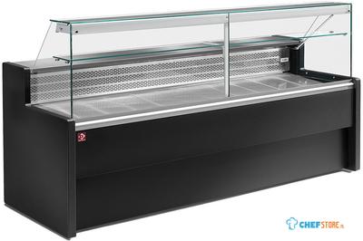 Gekoelde Vitrinetoonbank Met Rechte Ruit 90°, Met Reserve, Diamond RO30/B5-R2 1