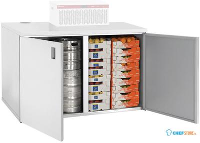 Mini koelcel | Koelkast Voor Opslag | 1400 L, 2 Deuren | Zonder motor | Diamond RBB/3+3 1