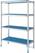 Diamond Lineaire rek in geanodiseerd aluminium 4 niveau's | RLA/094-4/EF 1