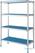 Lineaire Rek In Geanodiseerd Aluminium 4 Niv | Diamond | RLA/104-4/EF 1