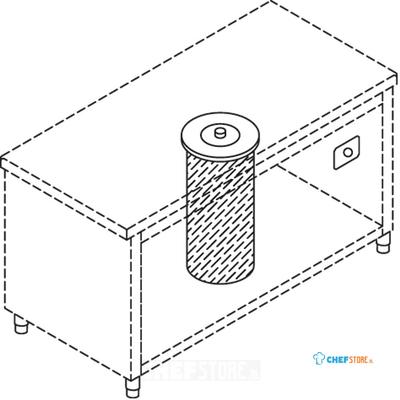 Diamond Verwarmde lift voor borden (met deksel), capaciteit 50-60 diam. 190-260 mm | S80/SAC 1