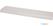 Diamond Bovenste en middelste schap gebogen bovenbouw, in gehard glas. | S80/V23 1