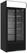 Diverso By Diamond Vitrinekast Positieve Geventileerd, 783 Liter, 2 Schuifdeuren, met Lichtbak, ZWART - WR-80AC-SB 1