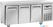 Diverso By Diamond Koelwerkbank, Geventileerd, 3 Deuren GN 1/1, op Wielen, 2 met Remmen - WR-GTN3-3N