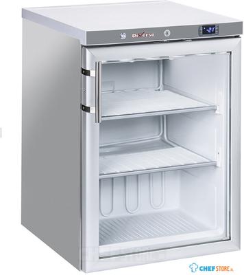 Diverso By Diamond Statische Vriezer, Glazen Deur, 200 Liter - RVS - WR-NG21-XV 1
