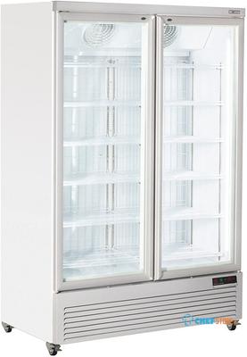 Diverso By Diamond Verticale Vrieskastvitrine, 1084 Liter - WIT - WR-NV99-2W 1