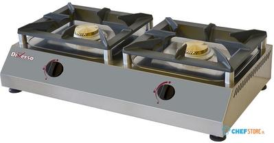 Gastafelfornuis Met 2 Branders 5 Kw, Diamond WR-RTD/2G 1