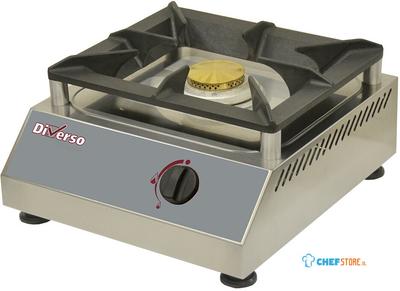 Kooktoestel op Gas, Tafelmodel, 1 Brander 5 Kw, Diamond WR-RTS/1G 1