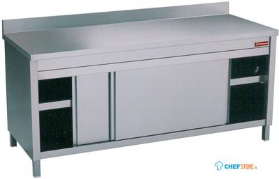 Diamond Tafel op Kast - schuifdeuren + Ob - TA127/U-D 1