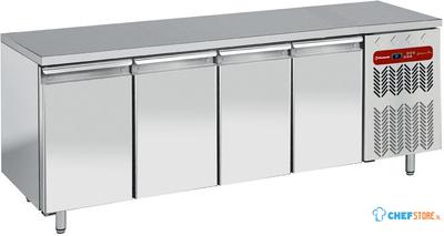 Diamond Koelwerkbank, Geforceerd, 4 deuren GN 1/1 - TG4N/H-R2 1