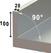 Diamond Werktafel met Onderblad + Achterrand - TL861D 2