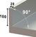 Diamond Werktafel met Onderblad + Achterrand - TL1471D 2