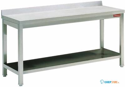 Diamond Werktafel met Onderblad + Achterrand - TL2471D 1