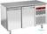 Diepvriestafel | Geforceerd | 2 deuren, EN=600x400 | Werkblad graniet | Monoblock | Diamond TP2B/HG-R2 1
