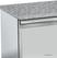Diepvriestafel | Geforceerd | 2 deuren, EN=600x400 | Werkblad graniet | Monoblock | Diamond TP2B/HG-R2 3