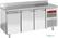 Diamond " Wand " Koelwerkbank, Geforceerd, 3 deuren EN 600x400, 550 liter - TP3N/HA-R2 1