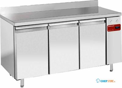Diamond " Wand " Koelwerkbank, Geforceerd, 3 deuren GN 1/1, 405 liter (zonder groep) - TS3N/HA