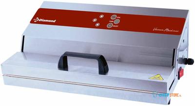 Vacuummachine | pomp 26 l./min | lasnaad 430 mm | RVS | VAX/45-L | Diamond 1
