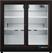 Backbar koeler - 2 deurs - schuifdeuren - zwart - deurslot - LED-verlichting -  ventitator - 0 – 10 ℃ -  elektronische thermostaat - Husky C2SLIDE-865-BK-NL-HU 1