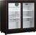 Backbar koeler - 2 deurs - schuifdeuren - zwart - deurslot - LED-verlichting -  ventitator - 0 – 10 ℃ -  elektronische thermostaat - Husky C2SLIDE-865-BK-NL-HU 3