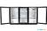 Backbar koeler - 3 deurs - zwart - deurslot - LED verlichting - ventitator - 0 – 10 ℃ - elektronische thermostaat - Husky C3-865-BK-NL-HU 2