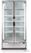 Display koelkast - wit - deurslot - optioneel reclame display - LED-verlichting - ventilator - 0 – 10 ℃ - uitschuifbare compressor -  elektronische thermostaat in plint - Husky C8PRO-H-HU (C8PROCHILLER) 4