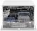 Mini opzetvaatwasser - 6 couverts - 7 programma’s - 8 liter - display - wit - Exquisit GSP206A+ WIT 1