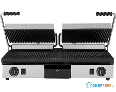 Contactgrill |geribbeld-Geribbeld| - MilanToast 420080 1