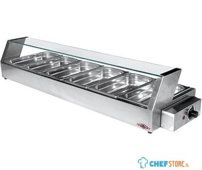 Warmhoudvitrine (Cap.Gn1/3X6-40Mm) | Stilfer | 527012 1