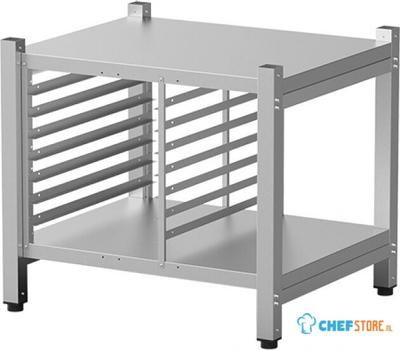Onderstel Hoog Bakertop Mind met 7x regalen voor 600x400 | Unox XWARC-07EF-H 1