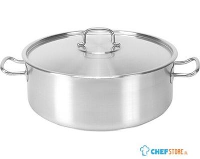 Kookpan Laag Ø40cm, 19 liter, Pujadas, RVS, 720030 1