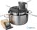 Pujadas Pasta-Kookpan Ø35cm, met 4x kookmand, 20 liter, RVS, 720120 2