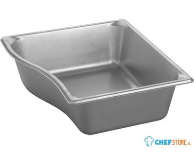 Pujadas Gastronorm Bak 1/2Gn-100Mm, 6,1 liter, RVS, 721223 1