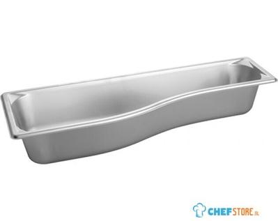 Pujadas Gastronorm Bak 2/4Gn-100Mm, 4,8 liter, RVS, 721253 1