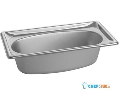 Pujadas Gastronorm Bak 1/3Gn-100Mm, 2,1 liter, RVS, 721333 1