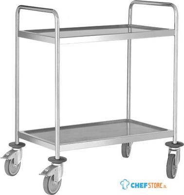 Pujadas Serveerwagen (Cap.2X 80X50Cm), RVS, 898035 1