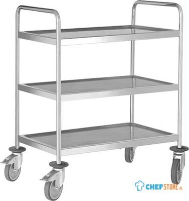 Pujadas Serveerwagen (Cap.3X 90X50Cm), RVS, 898436 1