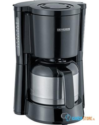 Koffiezetapparaat met rvs kan | Snel en stil | 1x 8 koppen | 1000W | Severin KA 4835 1