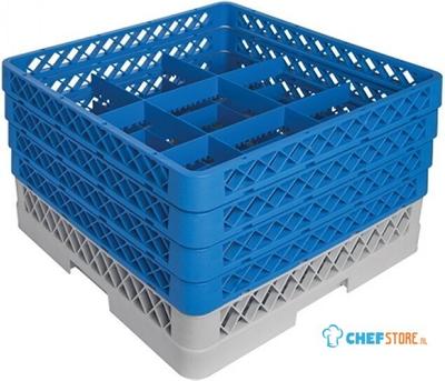 Bekerglaskorf CR-09 M/Opzet (3X CR-09 + 1X CR-0) - CaterRacks CR0914 1