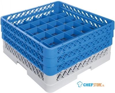Bekerglaskorf CR-36 M/Opzet (2X CR-36 + 1X CR-0) - CaterRacks CR3613 1