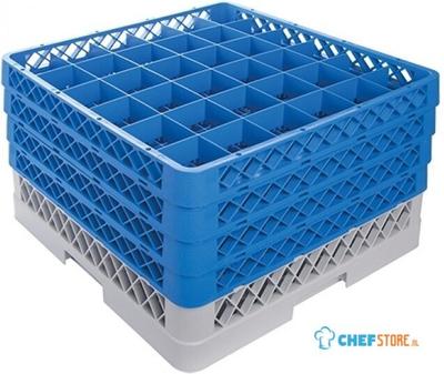 Voetglazenkorf CR-36 M/Opzet (4X CR-36) - CaterRacks CR3624 1