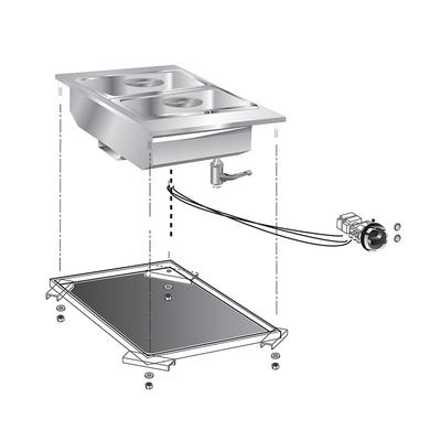 Gastro-Inox "drop-In" Bainmarie 40 Cm, Gastro-Inox 160.543 1