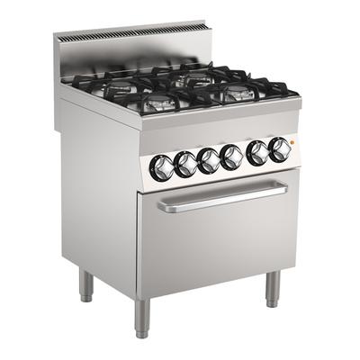 Mareno M1-600 Gasfornuis met 4 Branders en Elektrische Oven, 70cm - C6FES7G 1