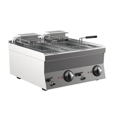 Mareno M1-600 Elektrische Friteuse 10+10 Liter, 60cm - F66ERP 1