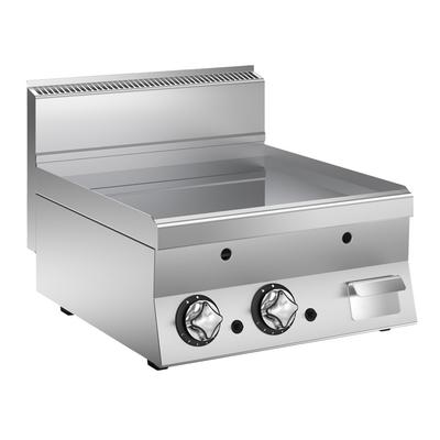 Mareno M1-600 Gasbakplaat met Gladde Verchroomde Plaat, 60cm - FT66GLC 1