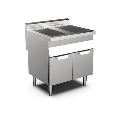 Mareno M0-700 Line Gasfriteuse 2x 15 Liter, 80cm - Gastro-Inox 170.422 1