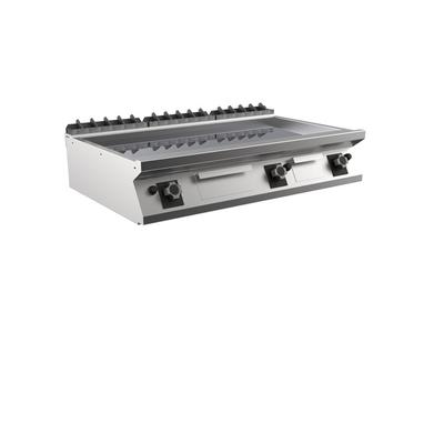 Mareno M1-700 Gasbakplaat Met Gladde Verchroomde Plaat - 120cm -  171.226 1