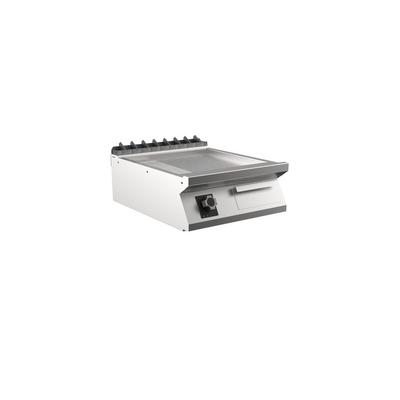 Mareno M1-700 Elektrische Bakplaat Met 2/3 Gladde En 1/3 Geribbelde Mat Verchroomde Plaat - 60cm -  171.245 1