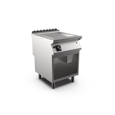 Mareno M1-900 Gasbakplaat Met 2/3 Gladde En 1/3 Geribbelde Mat Verchroomde Plaat - 60cm -  191.215 1