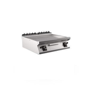 Mareno M1-900 Gasbakplaat Met Gladde Mat Verchroomde Plaat - 80cm -  191.217 1